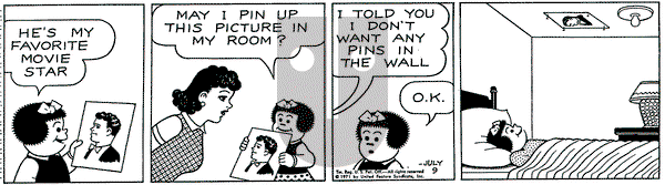 Nancy on Friday July 9, 1971 Comic Strip
