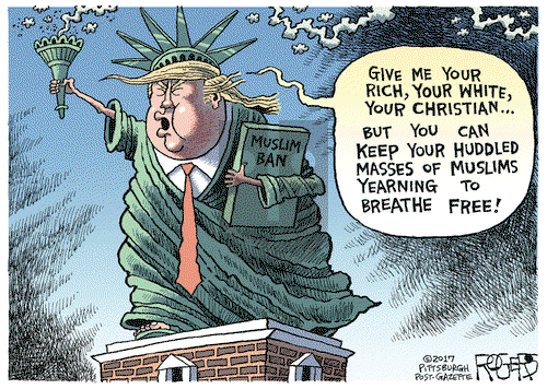 Rob Rogers on Tuesday January 31, 2017 Comic Strip
