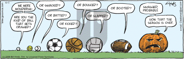 Cleats - Wednesday November 4, 2015 Comic Strip