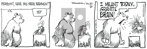 The Grizzwells on Saturday January 20, 2001 Comic Strip