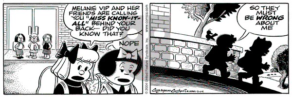Nancy on Wednesday March 3, 2004 Comic Strip