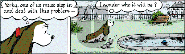 Fred Basset on Monday April 27, 2020 Comic Strip