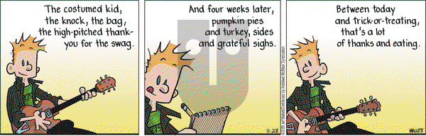Frazz on Thursday November 28, 2019 Comic Strip