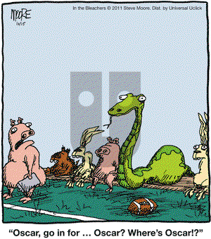 In the Bleachers - Saturday October 15, 2011 Comic Strip