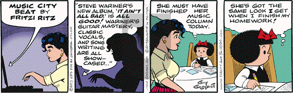 Nancy on Tuesday September 10, 2013 Comic Strip