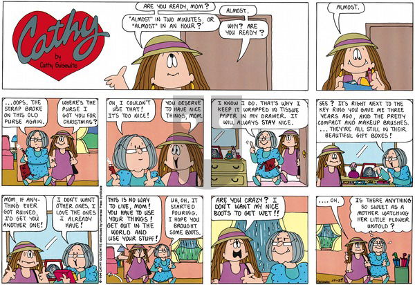Cathy Classics on Sunday October 30, 2011 Comic Strip