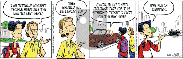 Baldo on Thursday March 17, 2011 Comic Strip