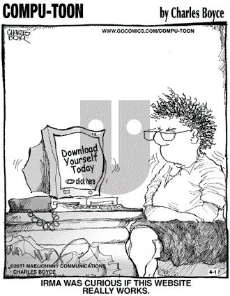 Compu-toon on Friday April 1, 2011 Comic Strip