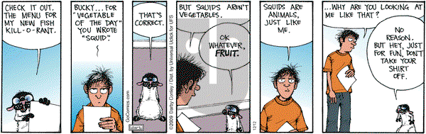 Get Fuzzy on Monday December 12, 2011 Comic Strip