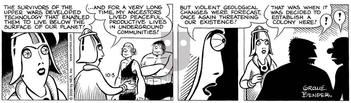 Alley Oop - Tuesday October 3, 2000 Comic Strip