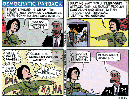 Ted Rall on Monday November 13, 2006 Comic Strip