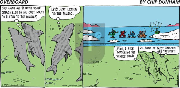 Overboard on Sunday January 18, 2015 Comic Strip