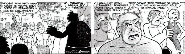 Alley Oop on Wednesday March 7, 2007 Comic Strip