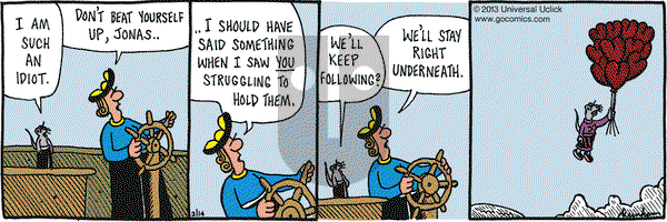 Overboard on Thursday February 14, 2013 Comic Strip