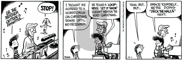 Grand Avenue on Monday December 1, 2003 Comic Strip