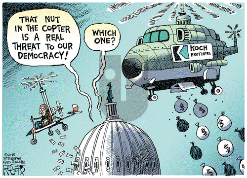 Rob Rogers on Friday April 17, 2015 Comic Strip