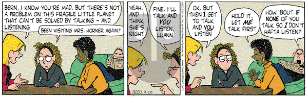 Luann - Saturday September 20, 2003 Comic Strip