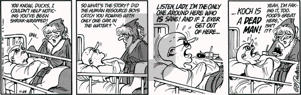 Doonesbury on Wednesday November 25, 1987 Comic Strip