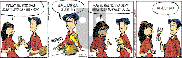 Baldo on Saturday June 16, 2007 Comic Strip