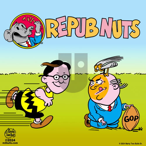 M2Bulls on Thursday April 18, 2024 Comic Strip