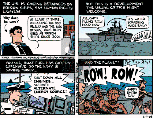 Ted Rall on Saturday June 7, 2008 Comic Strip