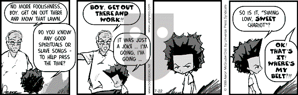 The Boondocks on Thursday February 22, 2007 Comic Strip