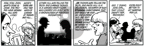 Doonesbury - Saturday November 2, 1991 Comic Strip