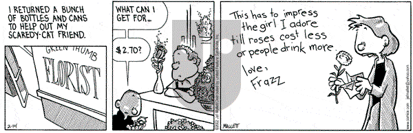 Frazz on Thursday February 14, 2002 Comic Strip