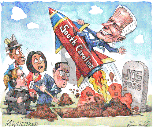 Matt Wuerker on Monday March 2, 2020 Comic Strip