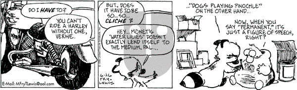 Over the Hedge on Wednesday June 26, 1996 Comic Strip