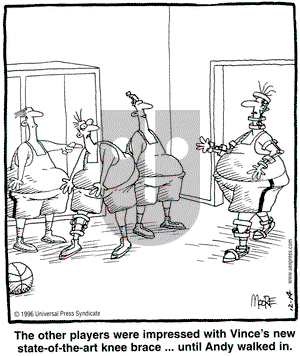 In the Bleachers on Saturday December 14, 1996 Comic Strip