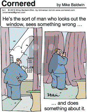 Cornered on Monday March 1, 2010 Comic Strip