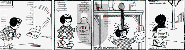 Nancy - Friday February 27, 1948 Comic Strip