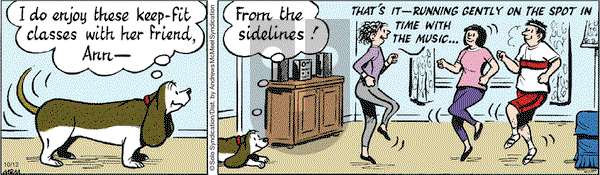 Fred Basset on Thursday October 12, 2017 Comic Strip