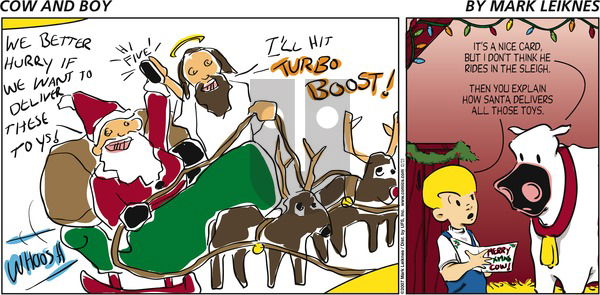 Cow and Boy Classics on Sunday December 23, 2007 Comic Strip