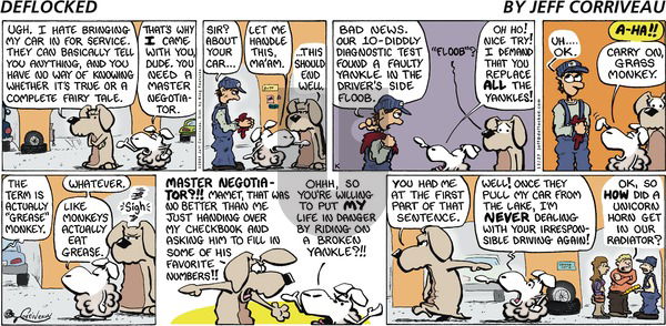DeFlocked on Sunday December 27, 2009 Comic Strip