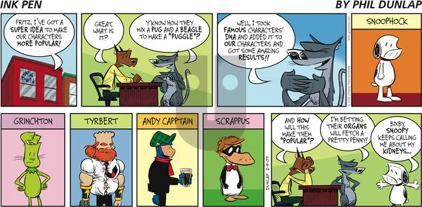 Ink Pen on Sunday February 8, 2009 Comic Strip