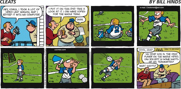 Cleats on Sunday April 16, 2006 Comic Strip