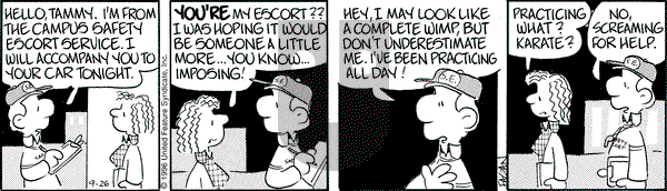 Drabble on Thursday September 26, 1996 Comic Strip