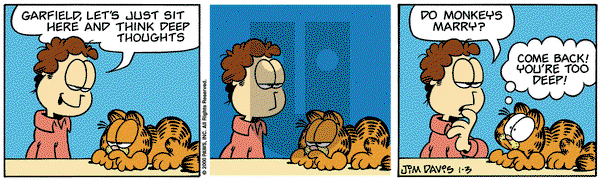 Garfield - Monday January 3, 2000 Comic Strip
