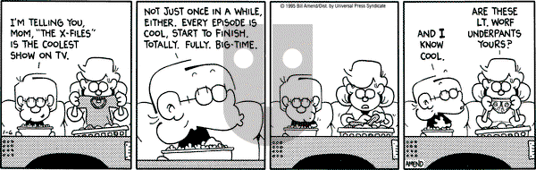 FoxTrot on Friday January 6, 1995 Comic Strip