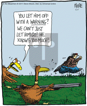 In the Bleachers on Tuesday February 15, 2011 Comic Strip