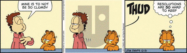 Garfield on Wednesday December 31, 2014 Comic Strip