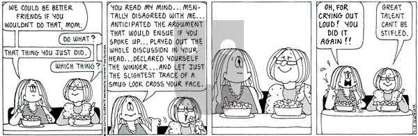 Cathy Classics on Thursday July 13, 1995 Comic Strip
