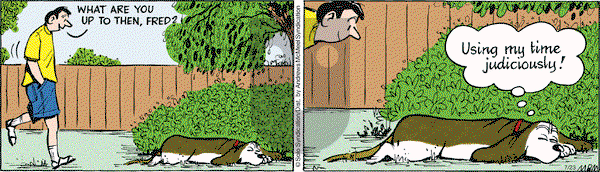Fred Basset on Tuesday July 23, 2019 Comic Strip