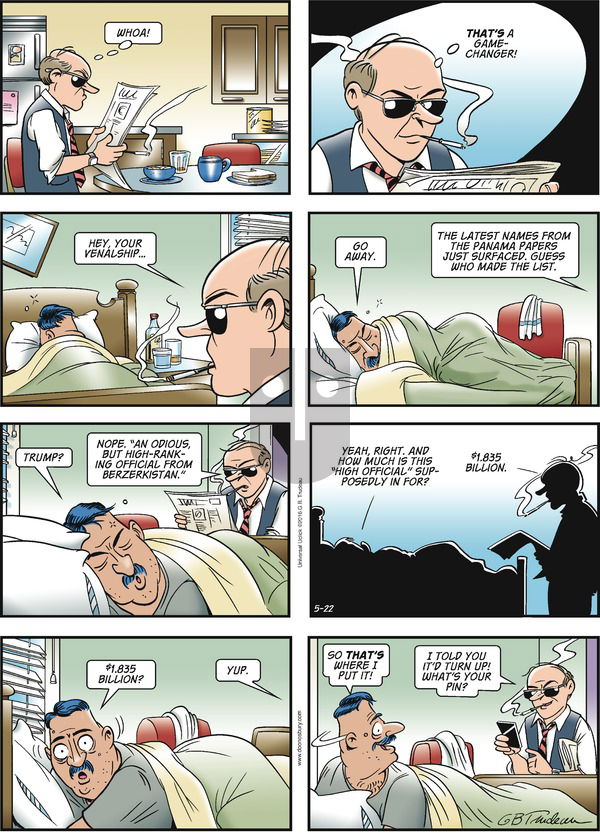 Doonesbury - Sunday May 22, 2016 Comic Strip