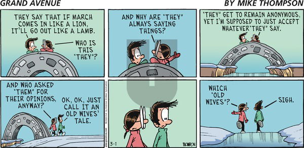 Grand Avenue on Sunday March 1, 2020 Comic Strip