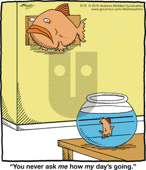 In the Bleachers on Tuesday June 18, 2019 Comic Strip