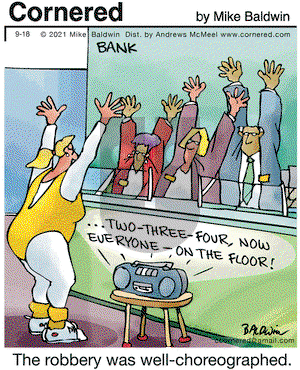 Cornered on Saturday September 18, 2021 Comic Strip