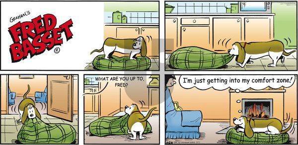 Fred Basset on Sunday March 11, 2012 Comic Strip